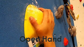 A little while ago I wrote up some details of every grip type. Finally getting around to posting them!OPEN HAND GRIPThis grip position places a lot less stress on the finger joints and tendons.  The amount of force on your A2 pulley using the the crimp grip vs. the open hand grip is over 36x!  So when you climb try your best to use this type of grip wherever you can.This position can be trained to become one of your strongest grip positions and is most effective on deep, rounded, sloper or pocket holds.Take home - Keep the angle between your distal and middle phalanx as open or large as possible! - Use the open hand grip EVERYWHERE! train with it, embrace it, become one with it.                      @hubclimbing